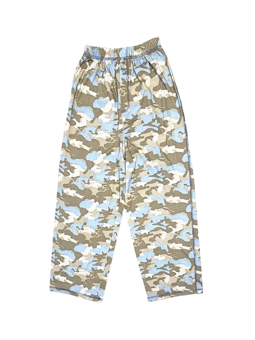 CARTER'S Boy's Grey And Light Blue Camouflage Pajama Pants Size 10